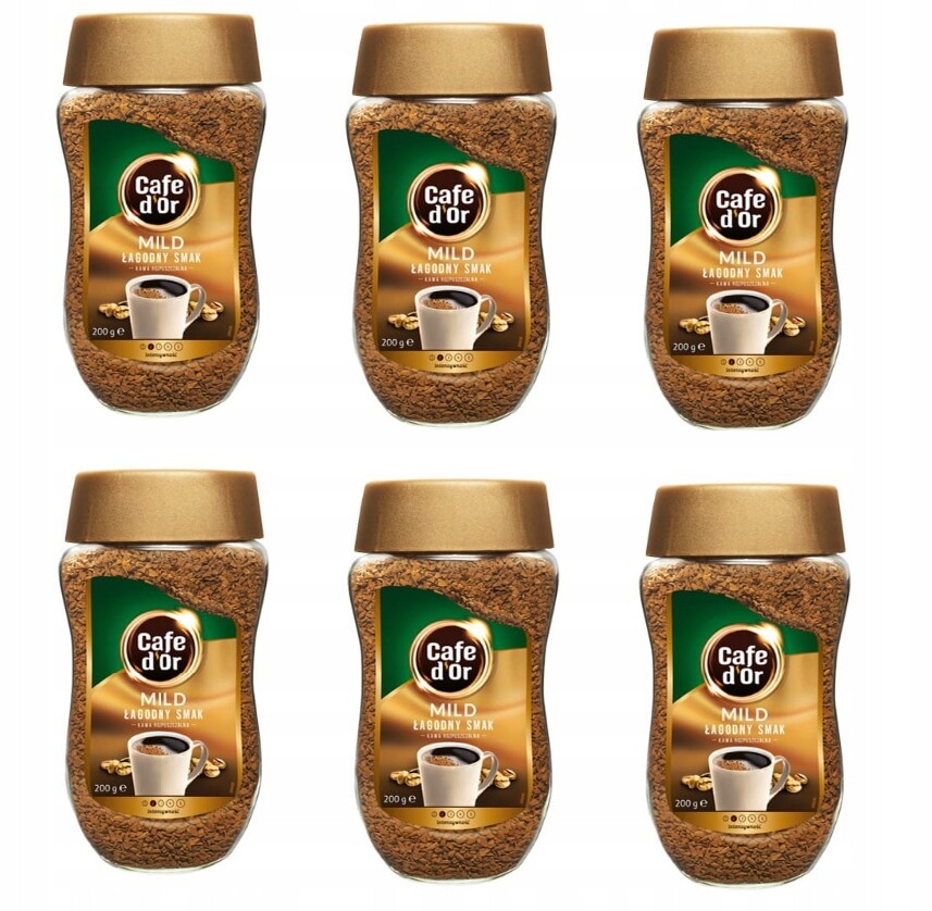 6 x Káva káva Cafe d'Or Mild 200 g