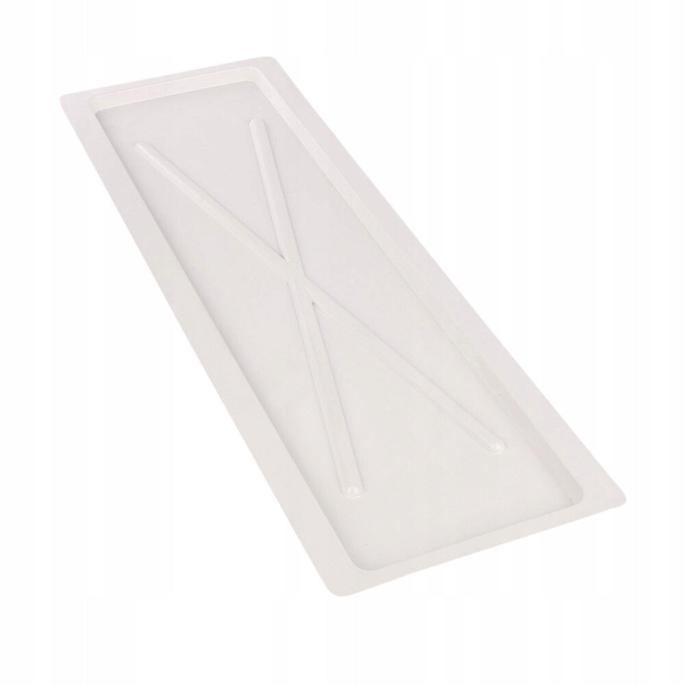 Stojan na odkapávač nádobí 75x25 cm bílý