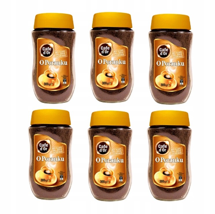 6 x Káva káva Cafe d'Or Ráno 300 g