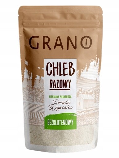 4x Směs na pečení jednorázového chleba bezlepková 500 g Grano