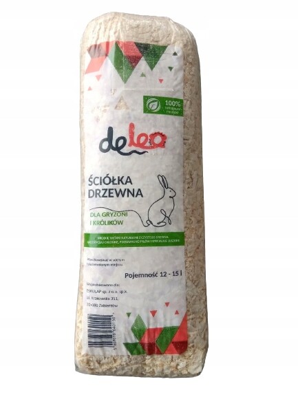 Hobliny Luxus Piliny pro křečka, prasátko, králíka, hlodavce, světlé, 60-65 l