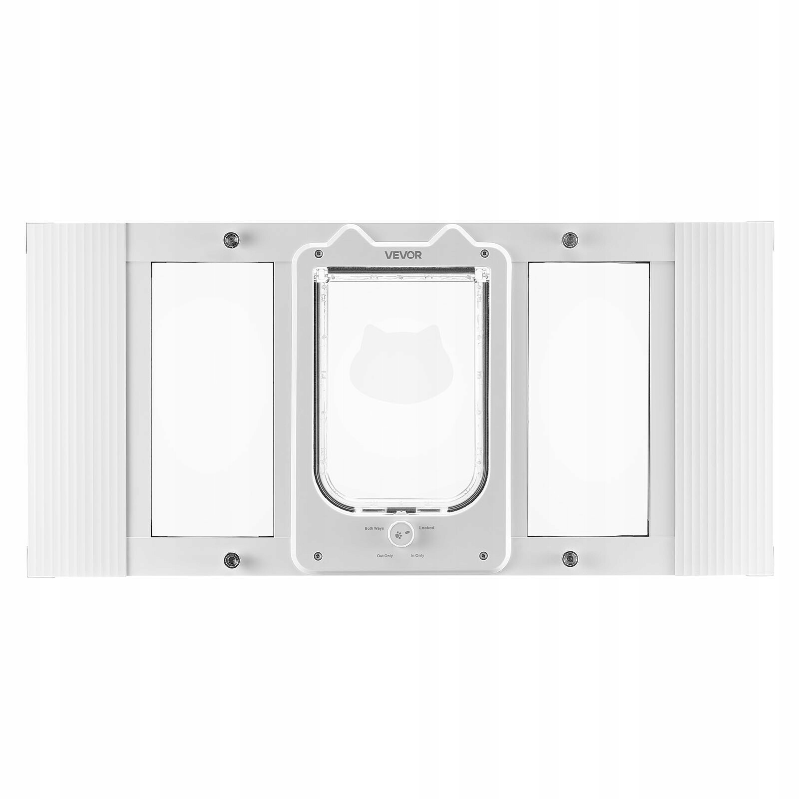 Vevor Dveře Pro Kočky 19,2 x 26,2 cm Šířka 68,6-81,3 cm Snadný přístup