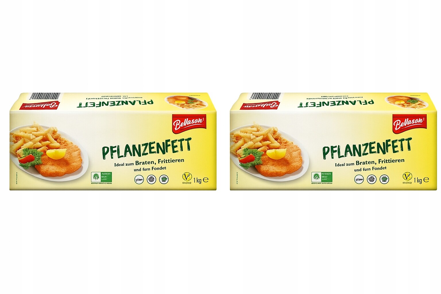 Rostlinná fritéza Rostlinný Tuk pro smažení a pečení z Německa 2 kg