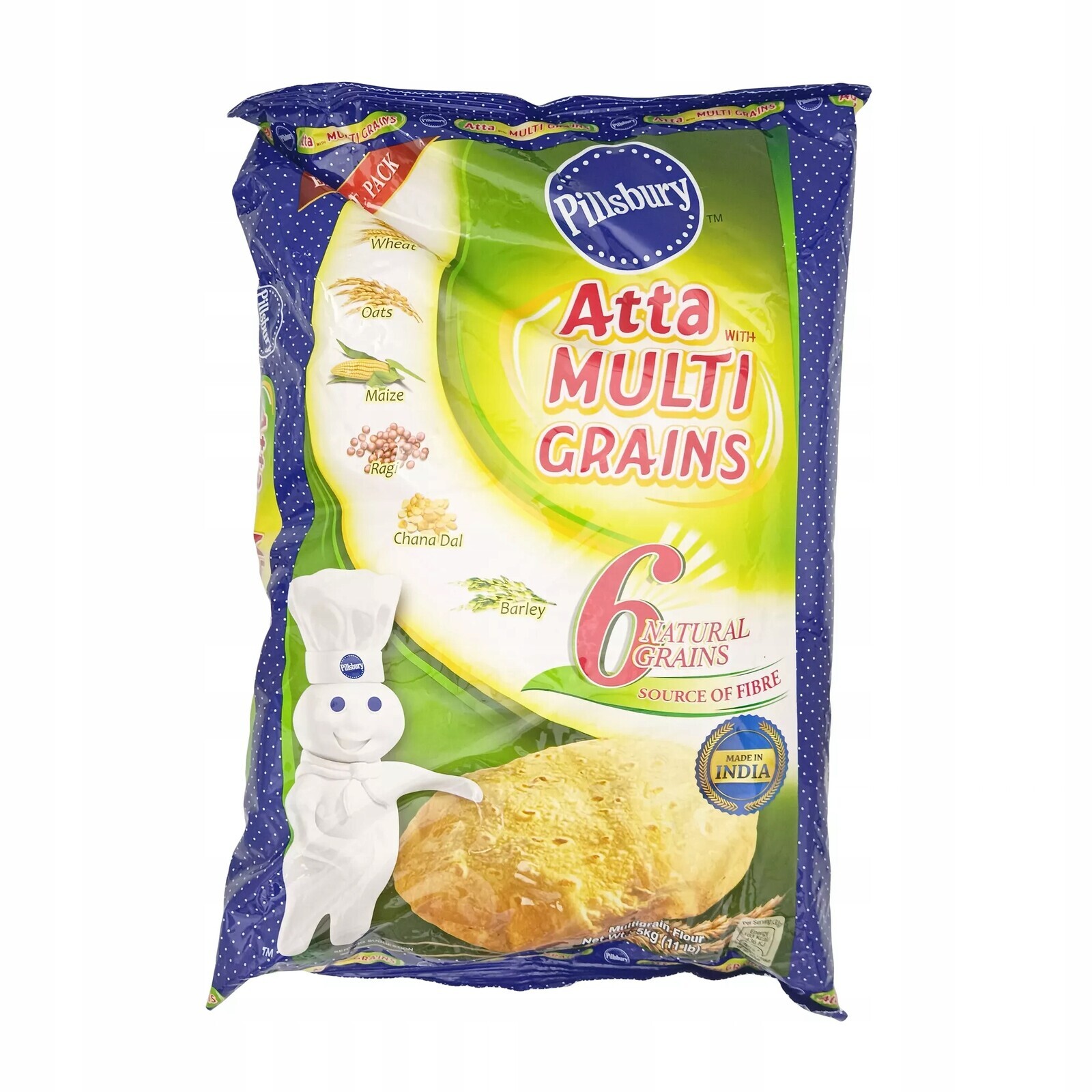 Vícezrnná mouka Atta Multigrain Wheat Flour Pillsbury 5 kg