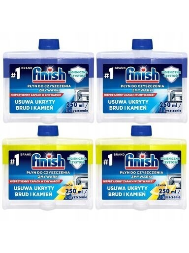 Finish Čisticí prostředek na myčku nádobí Mix 250 ml X4