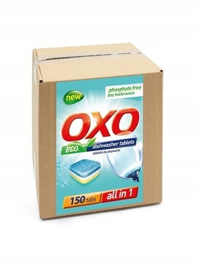 2x Tablety do myčky Oxo 150 kusů – bez skvrn a vodního kamene