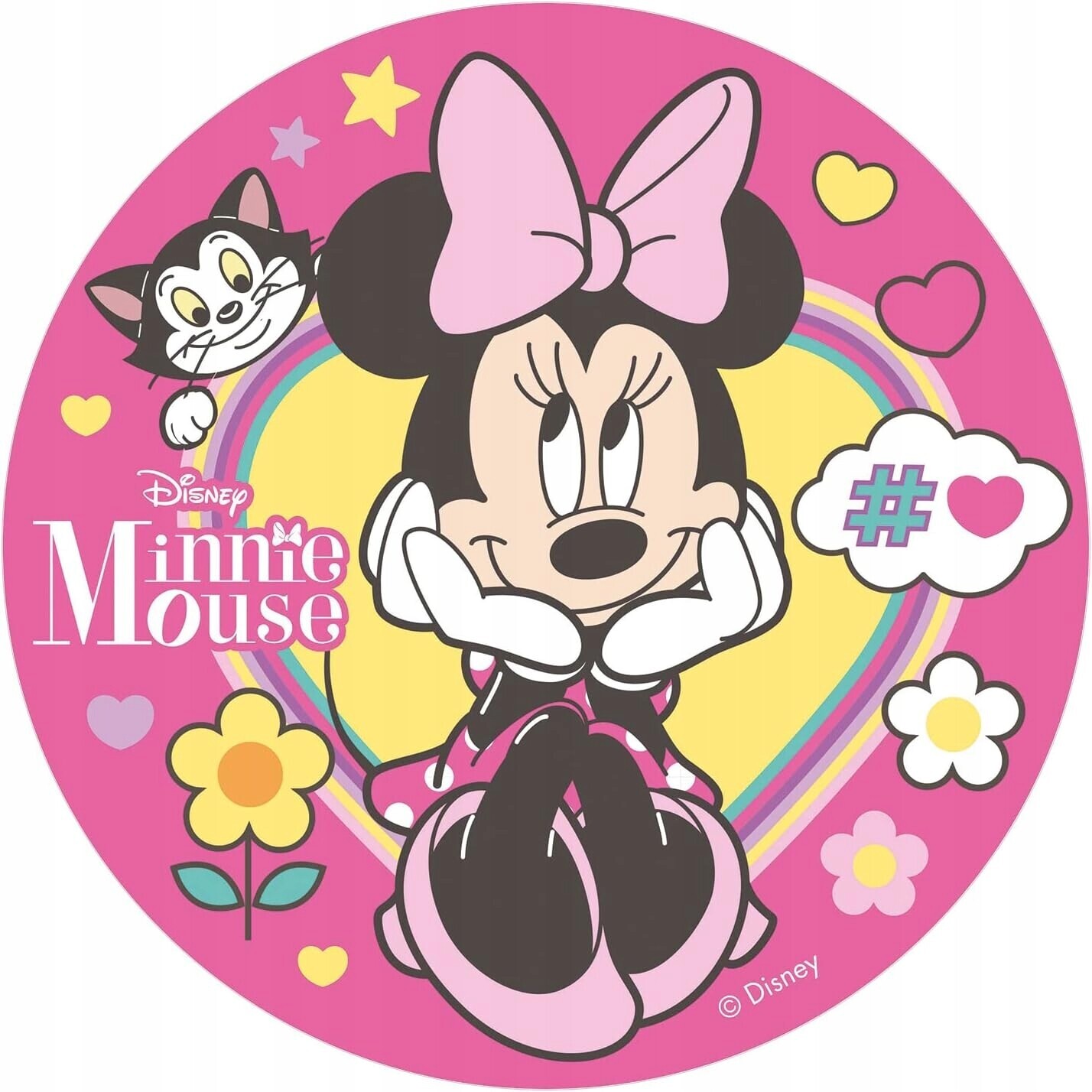 Dekora Disney Minnie Mouse zápich dort jedlý 20 cm bezlepkový veganský