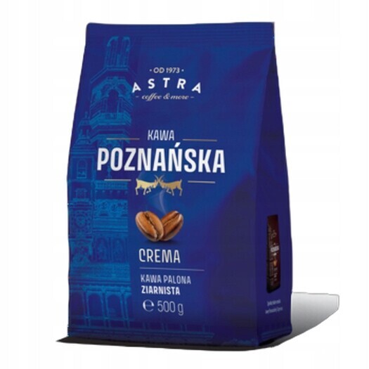 Astra káva poznaňská crema zrnková 500 g