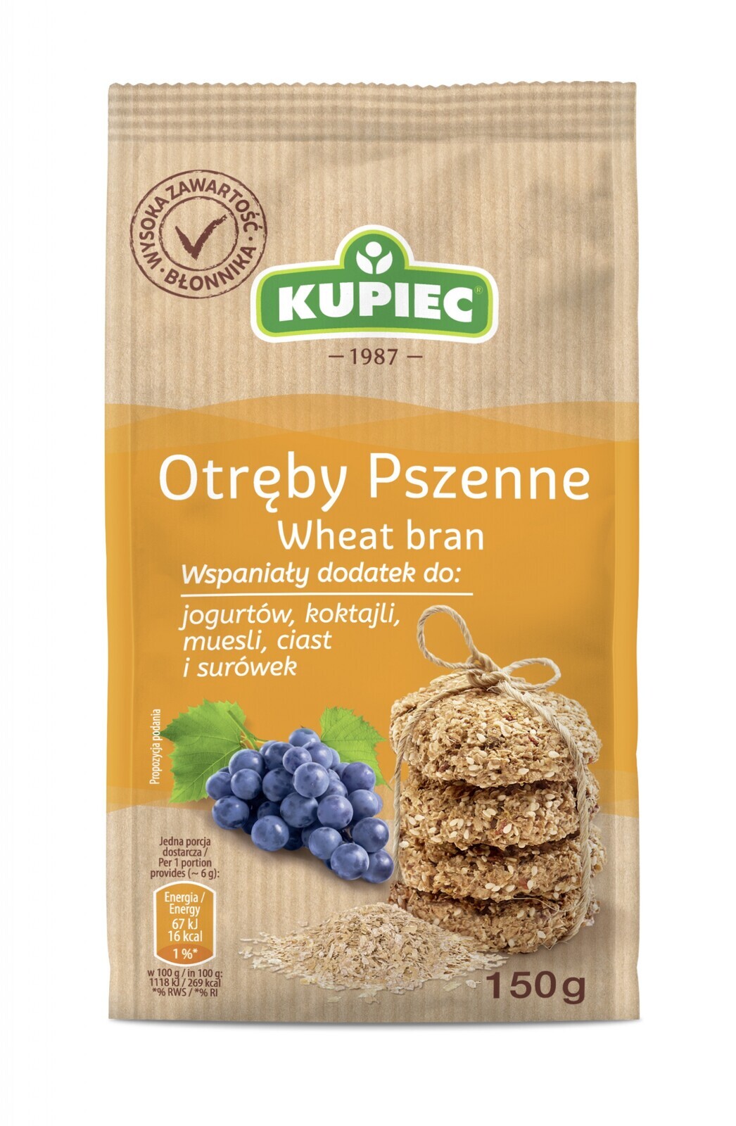 13X Kupiec Pšeničné otruby 150 g
