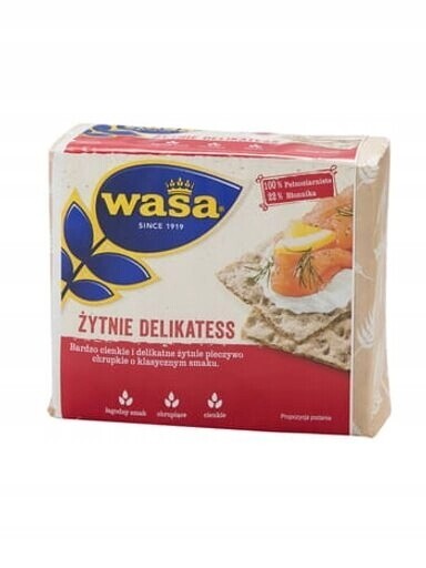 5 x Trvanlivé pečivo žitné delikatesy Wasa 210 g