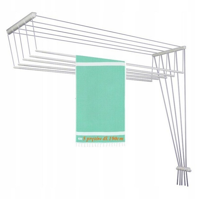 Sušák Stropní Mars Do Koupelny 5-Tyčový délka 190cm