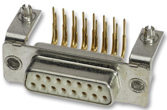 Harting 09641147232 Socket, D, Filtered, Pcb, R/a, 9Way