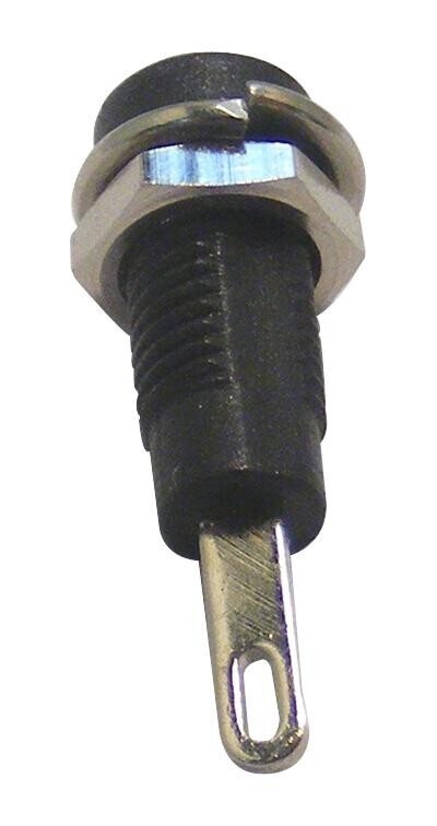 Multicomp 24.102.2 Banana Socket, 6A, 2Mm, Panel, Black