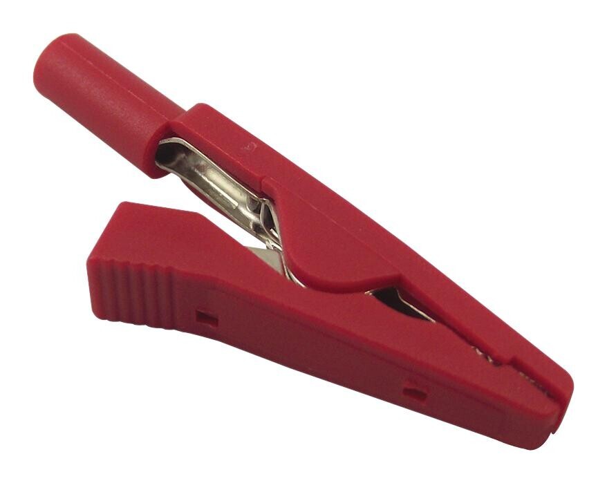 Multicomp 27.187.1 Crocodile Clip, Red