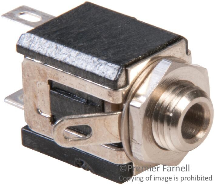 Switchcraft/conxall Mdsl-2A Connector, Phone Audio, Jack, 2 Position