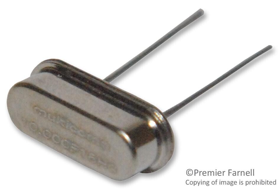 Multicomp Pro Mcrs010000F183000Rr Crystal, 10Mhz, 18Pf, 11 X 4.65Mm