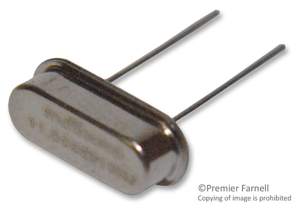 Multicomp Pro Mcrs011059F183000Rr Crystal, 11.0592Mhz, 18Pf, 11 X 4.65Mm