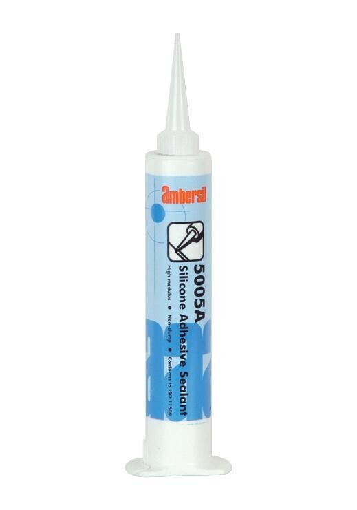 Ambersil 5005A, Trans, 75Ml Sealant, Silicone, Cartridge, 75Ml