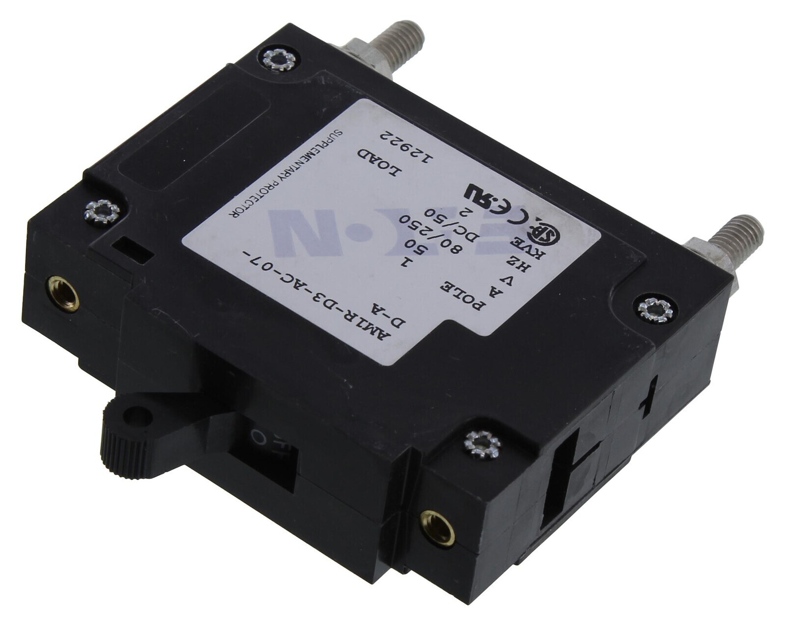 Eaton Heinemann Am1Rd3Ac07Da502 Circuit Breaker, Hydromagnetic, 1P, 250V, 50A