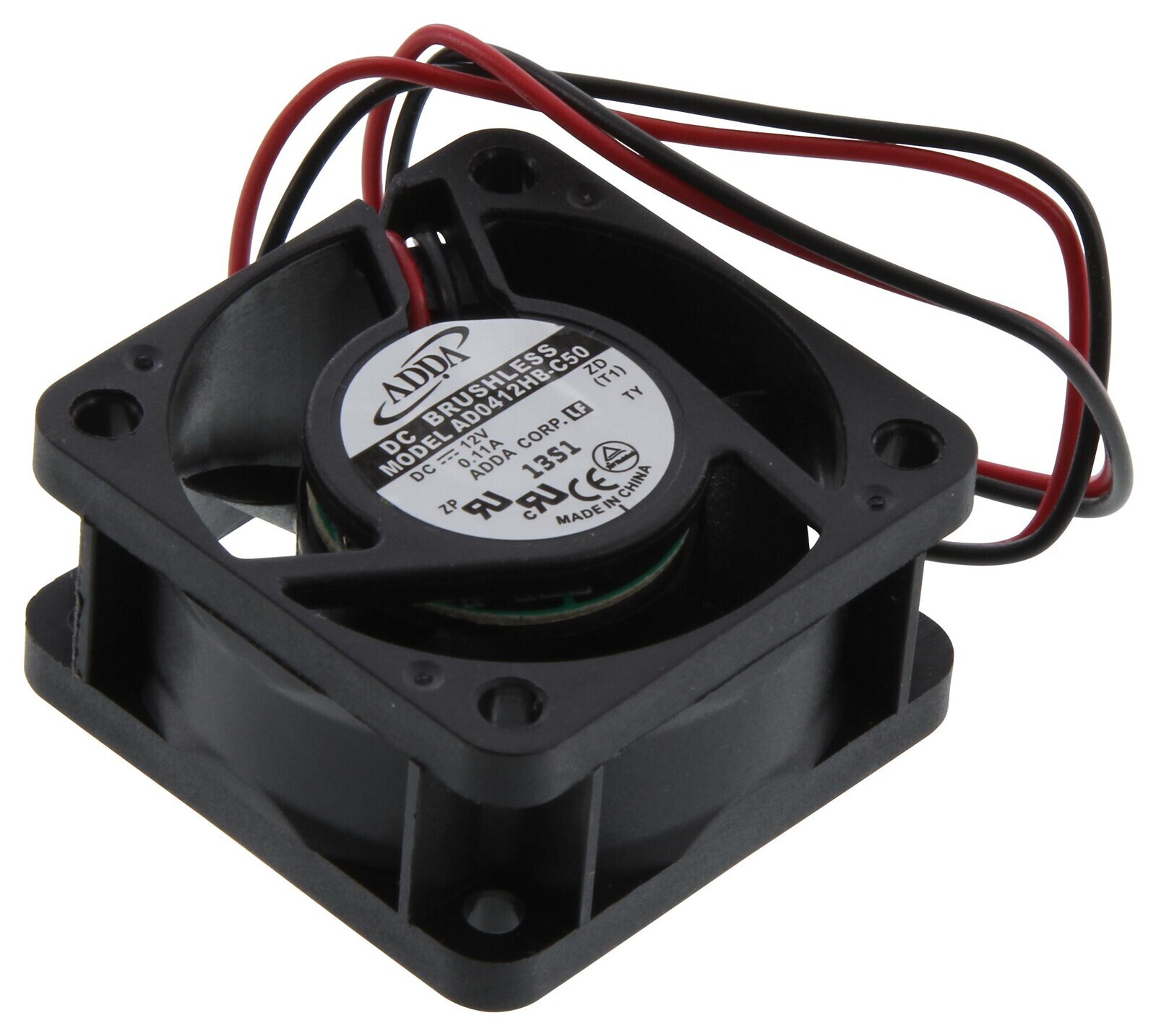 Adda Ad0412Hb-C50 Axial Fan, 40Mm, 12Vdc, 100Ma