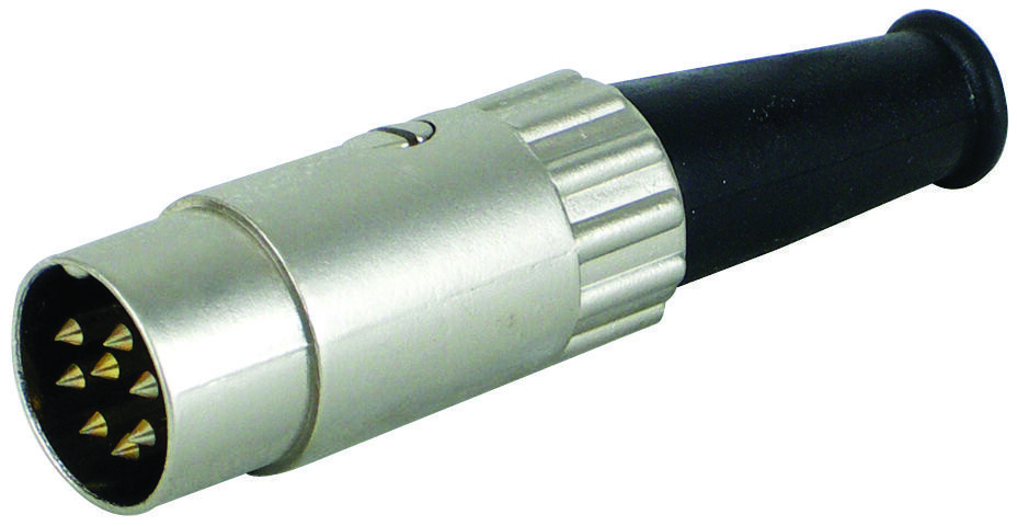 Switchcraft/conxall 15Bl8Mx Connector, Din, Plug, 8 Position
