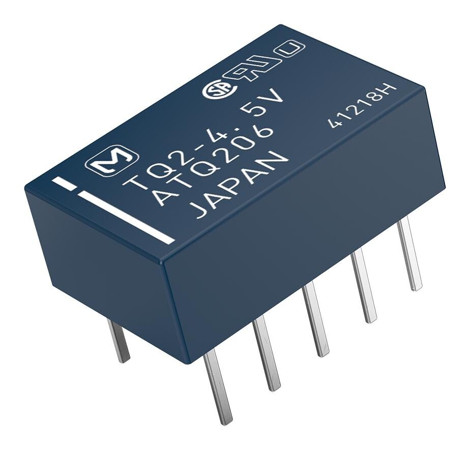 Panasonic Tq2-3V Relay, Signal, Dpdt, 30Vdc, 1A