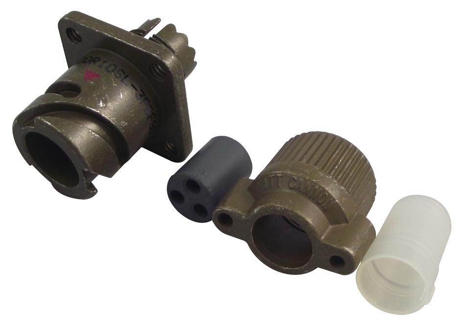 Itt Cannon Ca3100R10Sl-3Pbf80 Circular, Size 10Sl, 3 Way Pin