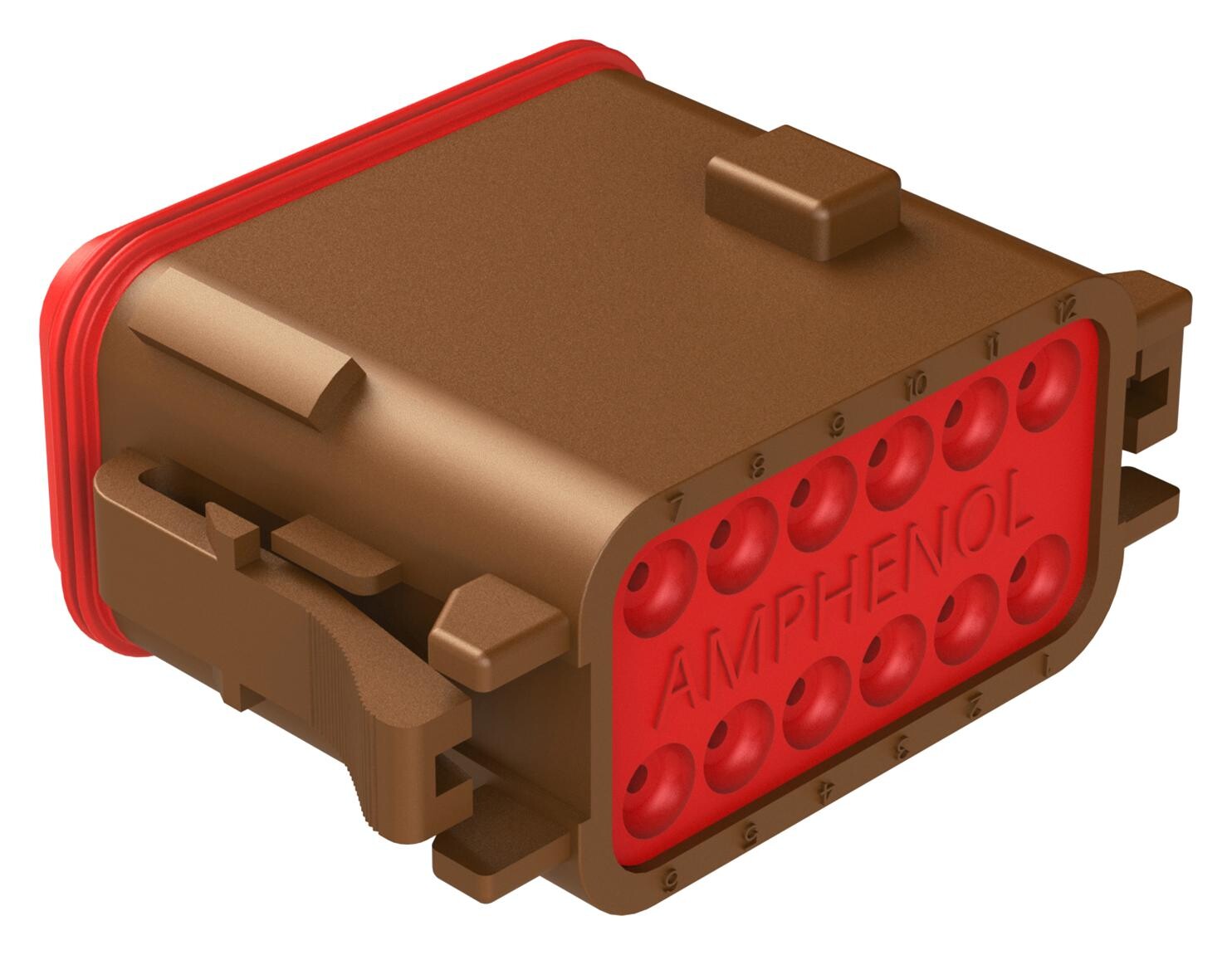 Amphenol Sine/tuchel At06-12Sd Automotive Housing, Plug, 12Pos, Ip67