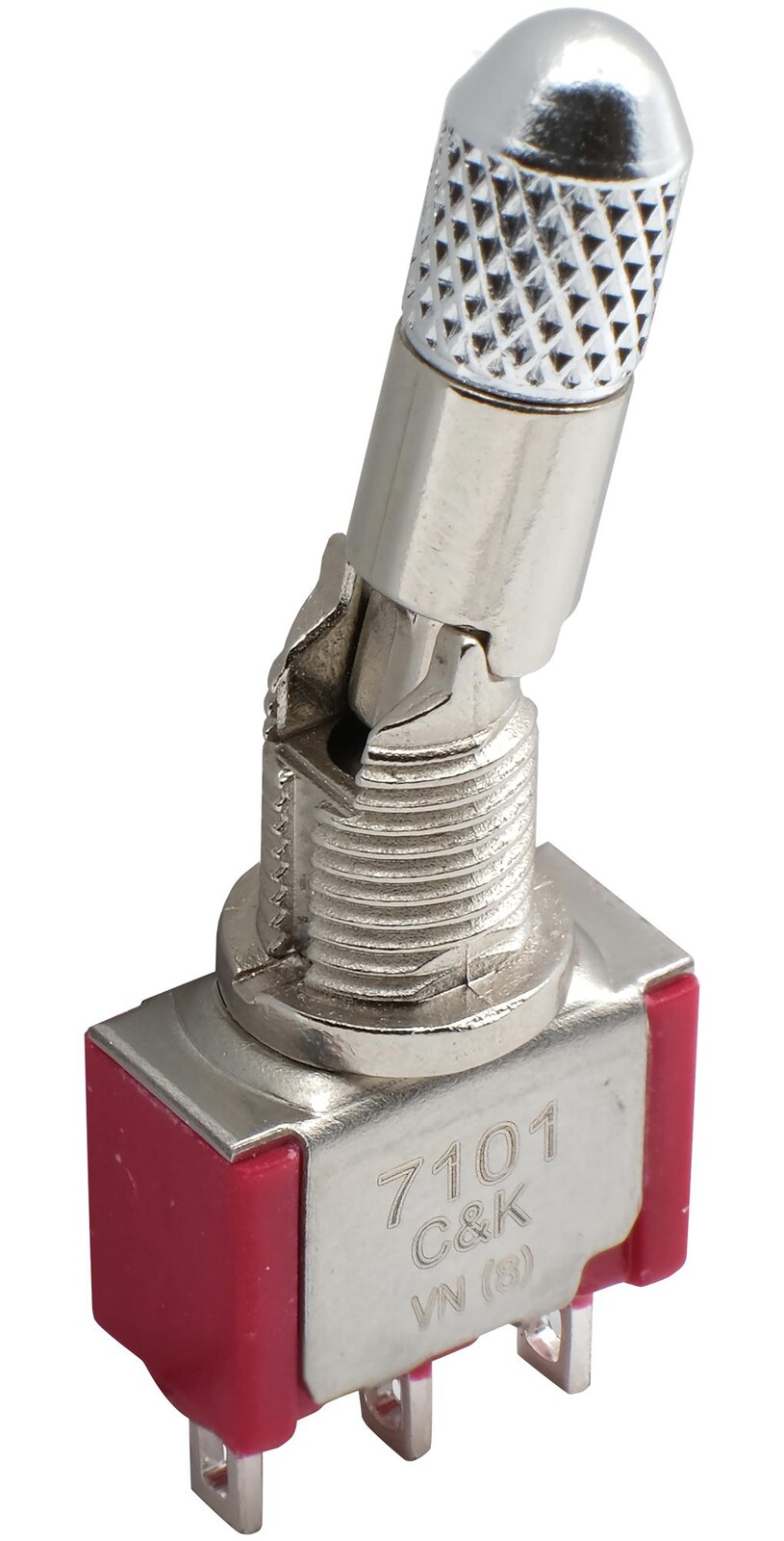 C&k Components 7201K2Aqeg Toggle Switch, Dpdt, 5A, 120Vac, Panel