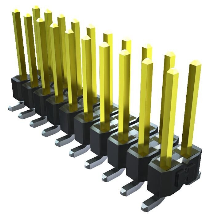 Samtec Tsm-108-02-T-Sv Conn, Header, 8Pos, 1Row, 2.54Mm