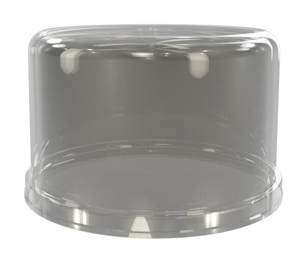 Amphenol Communications Solutions Fls-C80-502-000 Dome Cover, Luminaire, 80Mmx50Mm, Clear