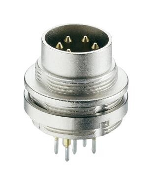 Lumberg 0316 08-1 Circular Connector, 8Pos, Rcpt, Panel