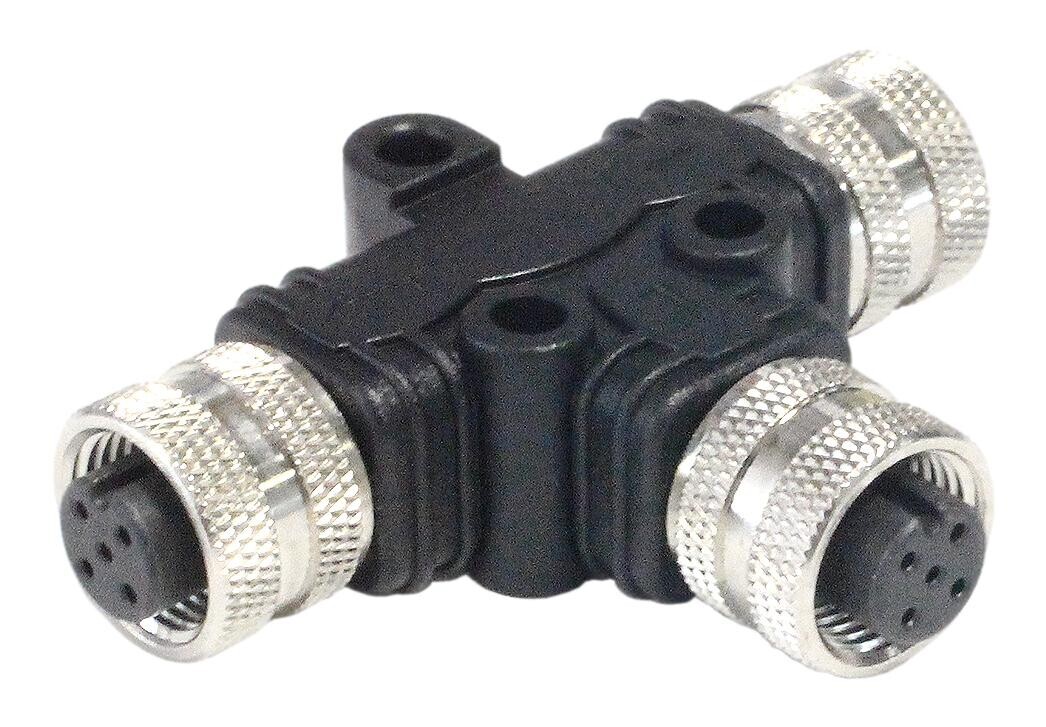 Bulgin Limited Pxppvc12Tsff05Afbbfb. Sensor Splitter, 5P M12 Rcpt-2Xm12 Rcpt