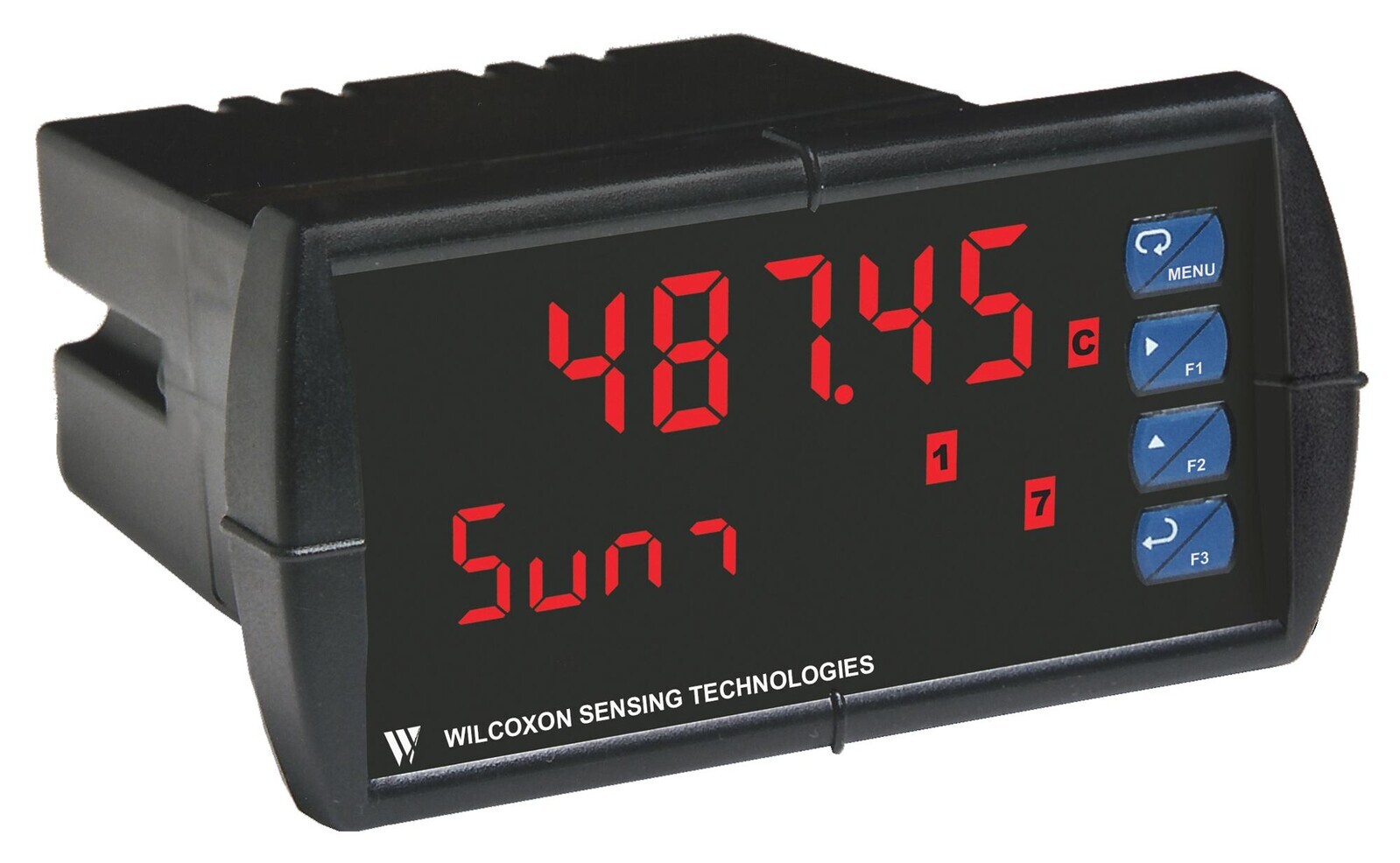 Amphenol Wilcoxon Pcd200-24-B-2R420-140. Panel Meter, Process, 6-Digit, 24Vdc