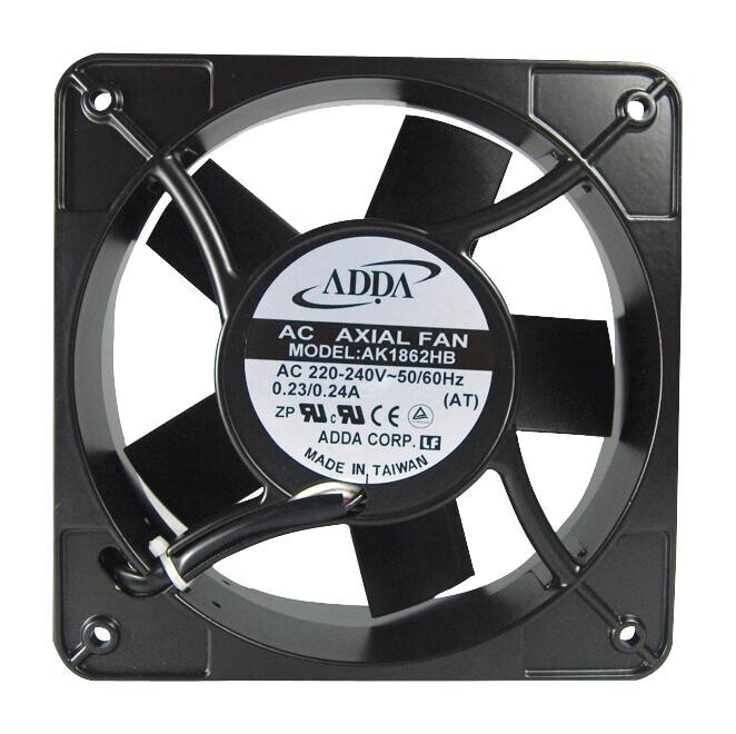 Adda Ak1862Hb-At Axial Fan, 180Mm X 180Mm X 65Mm, 230Vac, 240Ma