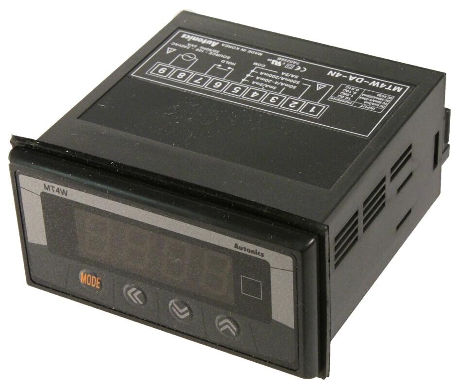 Autonics Mt4W-Da-4N Digital Panel Meter, 4-Digit, 100Vac To 240Vac