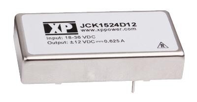 Xp Power Jck1524D15 Converter, Dc/dc 15W, +/-15V