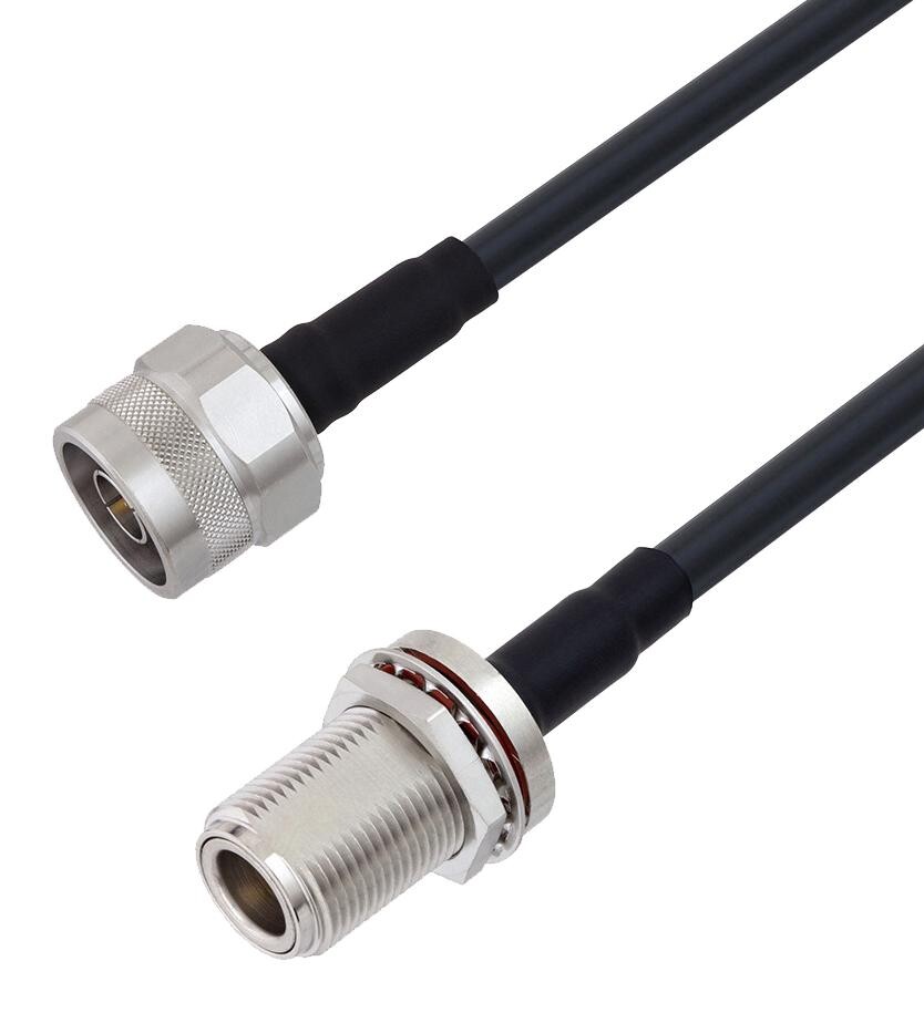 L-Com Lcca30174-Ft10 Rf Coax Cable, N Plug-N Bhd Jack, 10Ft