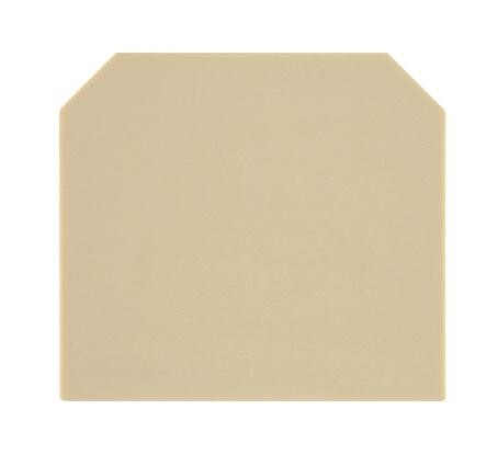 Weidmuller 1615280000 End Plate, Polyamide 66, Beige