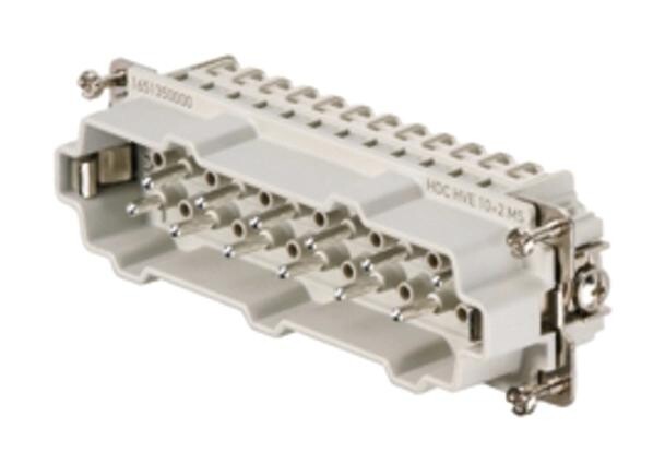 Weidmuller 1651350000 Heavy Duty Insert, Plug, 12 Pos