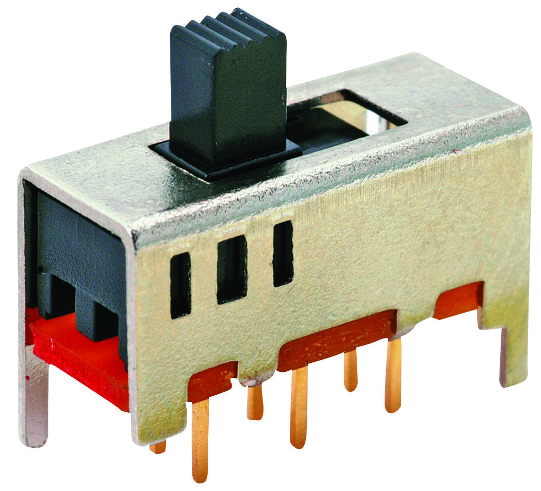 Alcoswitch - Te Connectivity Mhs233Ra04 Slide Switch, Dp3T, 300Ma, 125V, Pcb