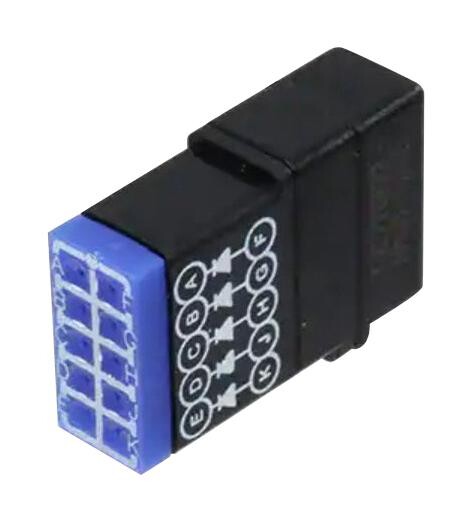 Amphenol Pcd Tje120810 Electronic Module, 10Pos, 7.5A