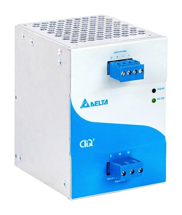 Delta Electronics / Power Drp024V240W1Bn Power Supply, Ac-Dc, 24V, 10A