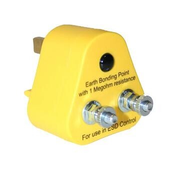 Multicomp Pro Mp005906 Esd Earth Bonding Plug, 2 X M5 Post, Eu
