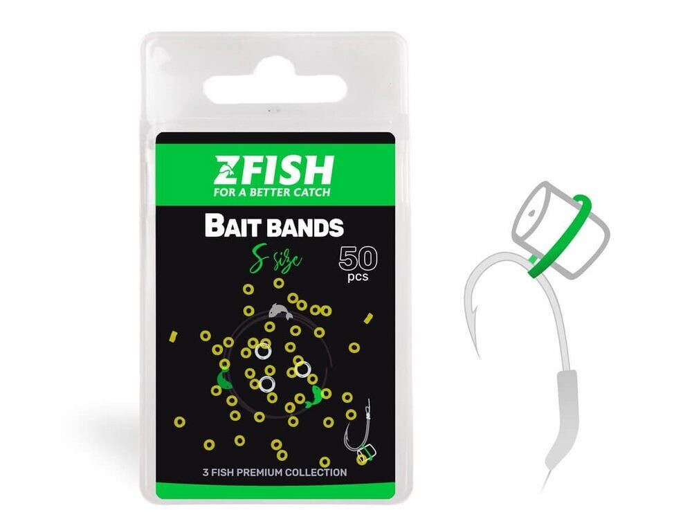 Zfish Kroužek Micro Bait Bands 50ks - L