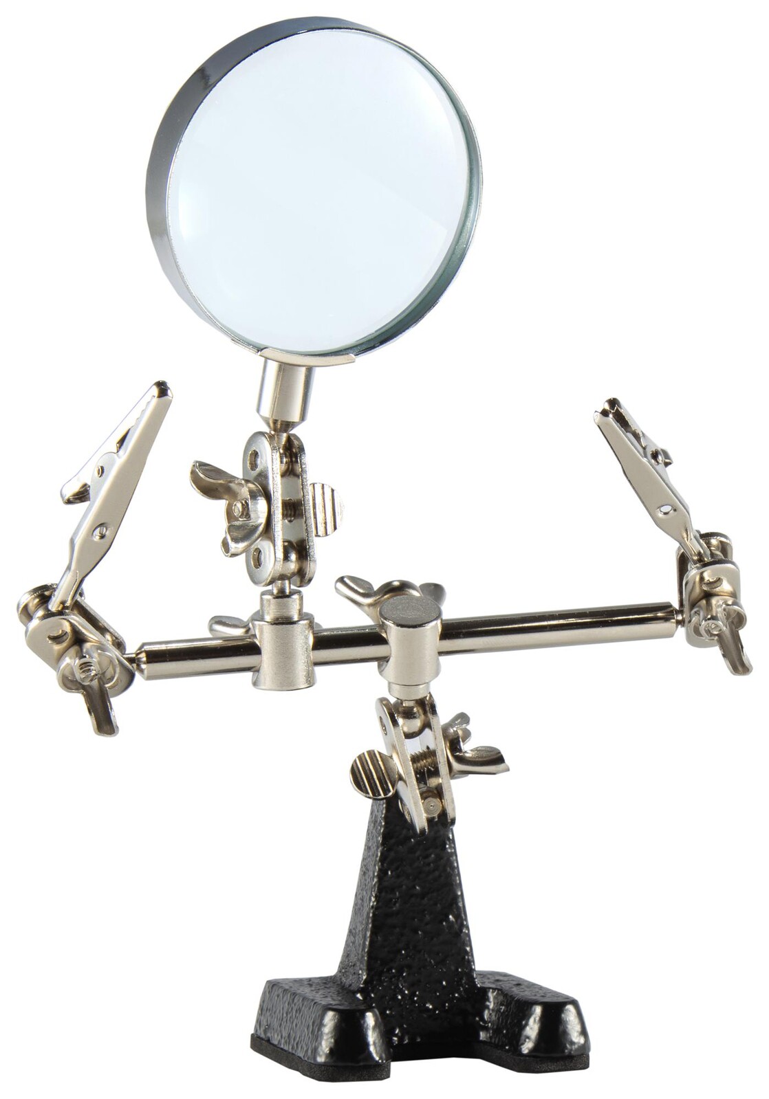 Weller Wlacchhb-02 Magnifier W/2 Crocodile Clip, Bench