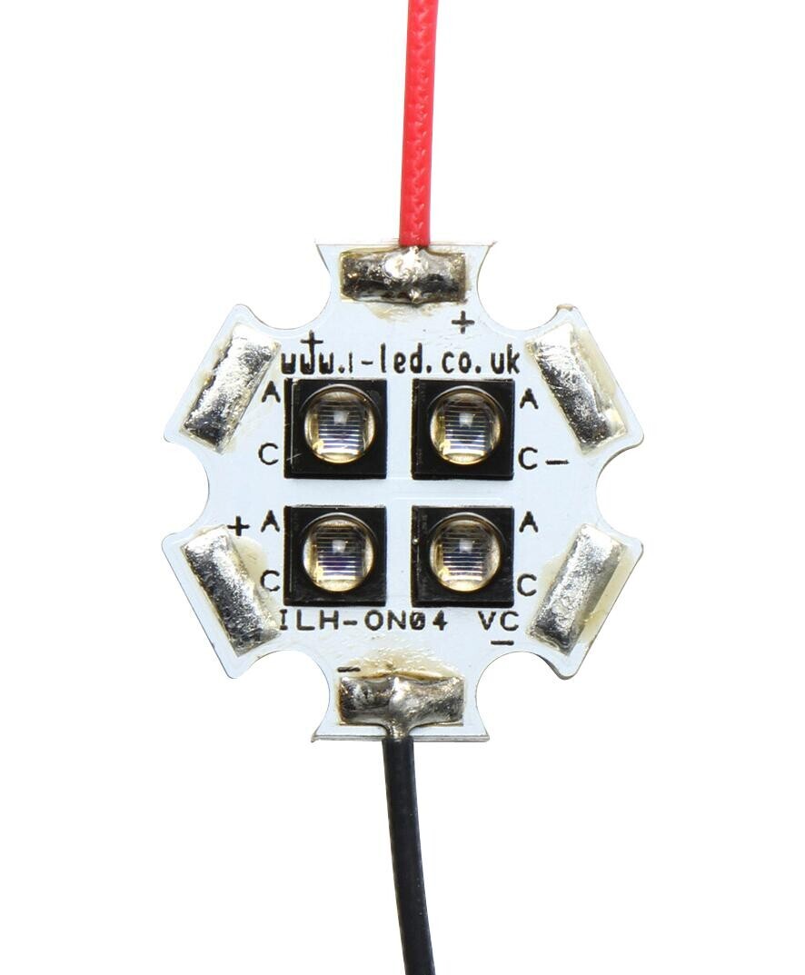 Intelligent Led Solutions Ilh-Io04-85Nl-Sc201-Wir200. Ir Emitter Module, 4 Chip Ir, 850Nm