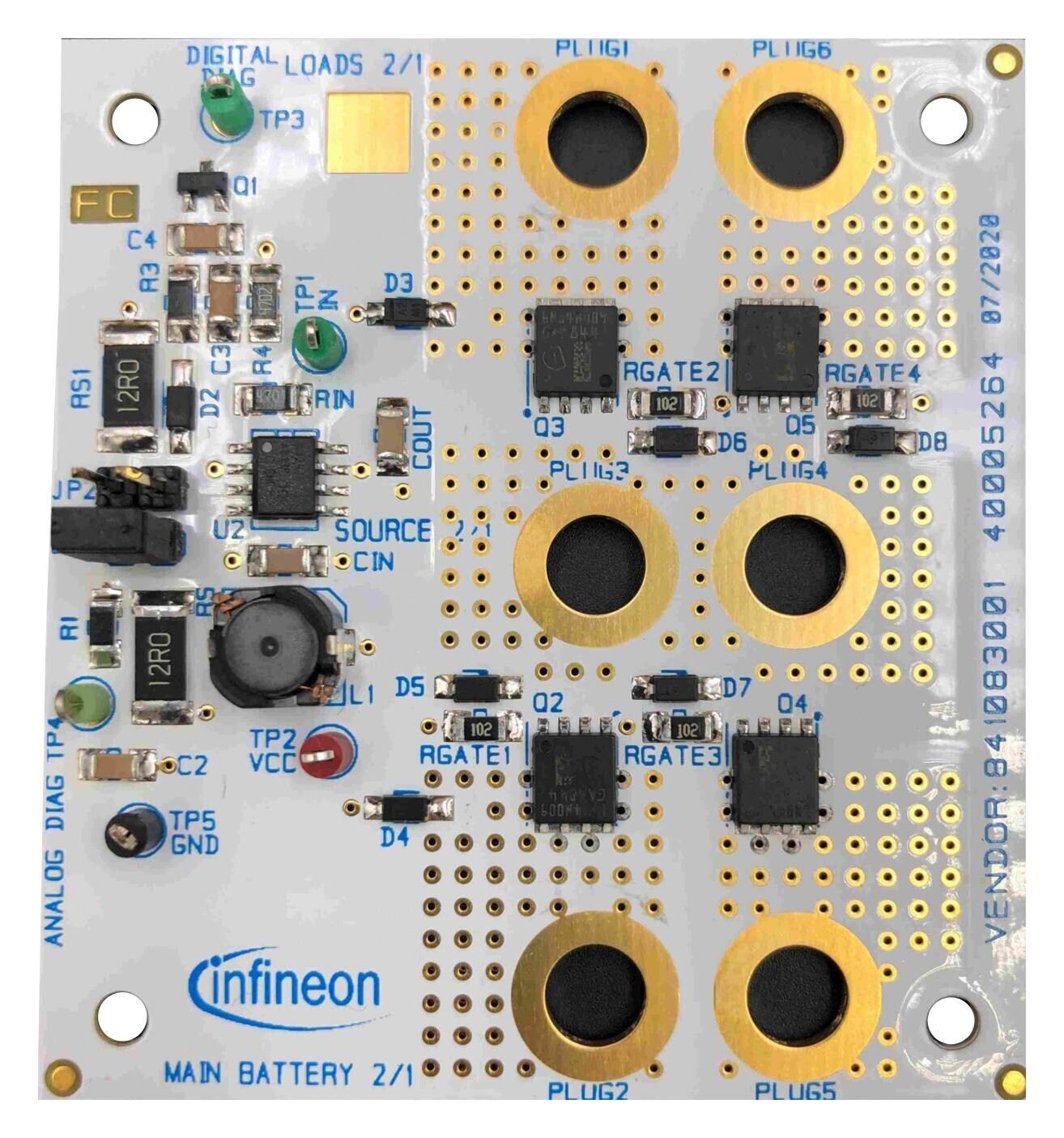 Infineon Auir3242Sboardb2Btobo1 Evaluation Board, High Side Power Switch