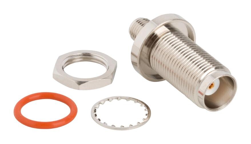 Amphenol Rf 242178-10 Rf Adapter, Sma Jack-Tnc Jack, 50 Ohm