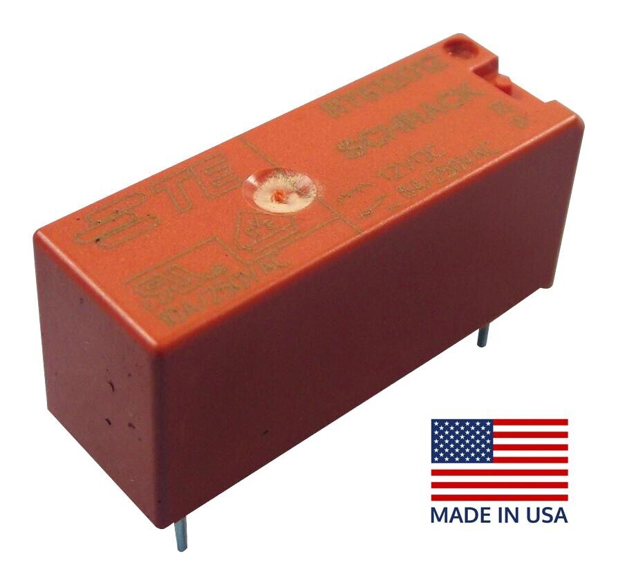 Schrack - Te Connectivity Ry612012. Power Relay, Spdt, 12Vdc, 8A, Tht